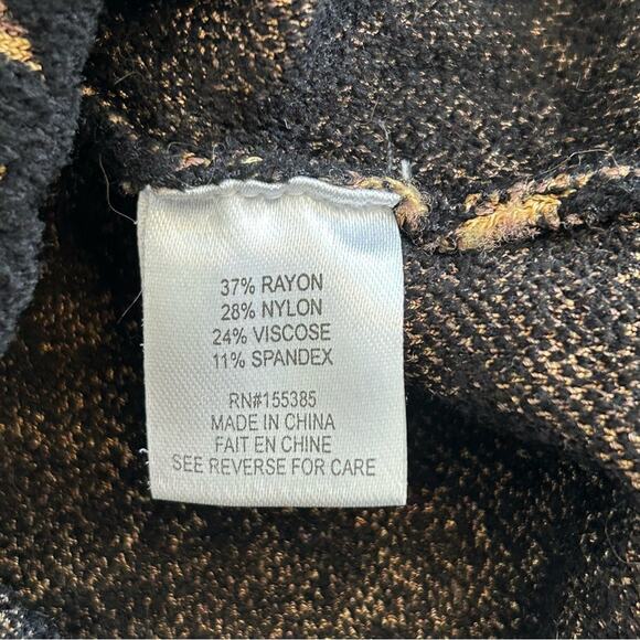 Ronny Kobo Dahlia Leopard Animal Turtleneck Pullover Sweater X-Small - Picture 8 of 12